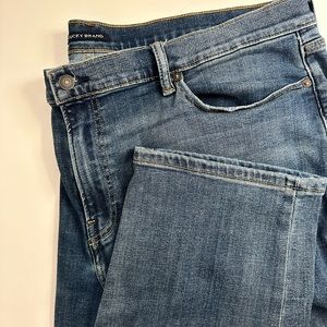 Lucky Brand 363 Vintage Straight Jeans (42X30) Men's Denim wash